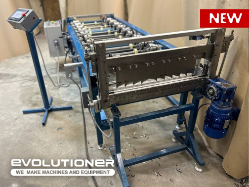 НОВИНКА! Прокатный станок для клик фальца SLP-1 auto с функцией вырубки