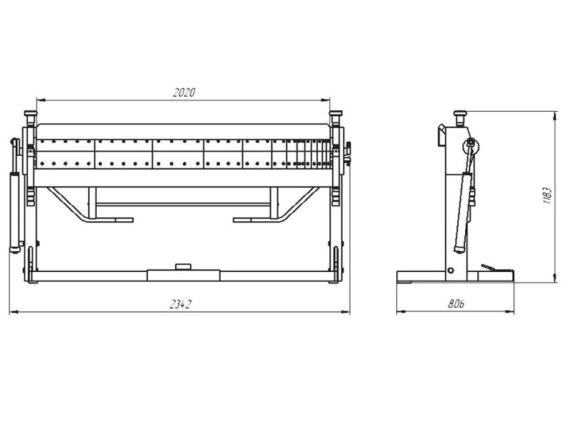 Листогиб ручной сегментный ЛС 2020