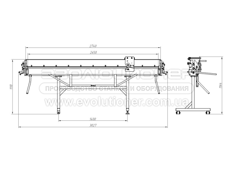 Сегментный гибочный станок РГ Днепр 2м