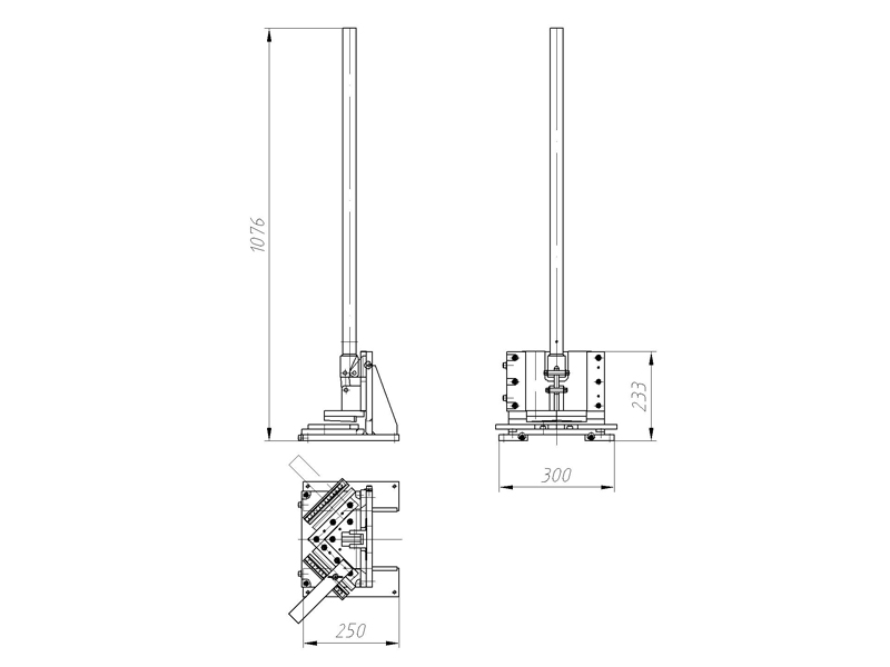 Вырубной пресс для дорожных знаков Д-1