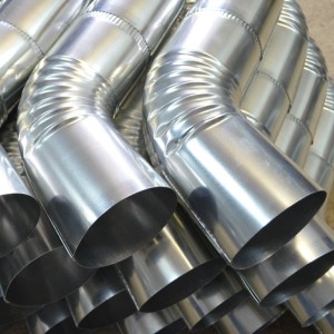 Готове коліно з круглої труби