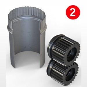 РОЛИКИ ГОФРО+РЕБРО ЖОРСТКОСТІ