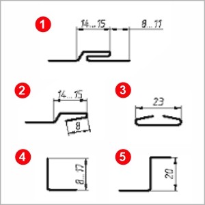Профіля для вентиляції